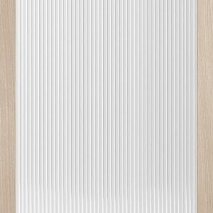Internal Blond Oak Pre-Finished (CLEAR REEDED GLASS) Sutton Solid Core Door